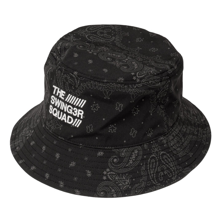BANDANA BUCKET HAT, BLACK