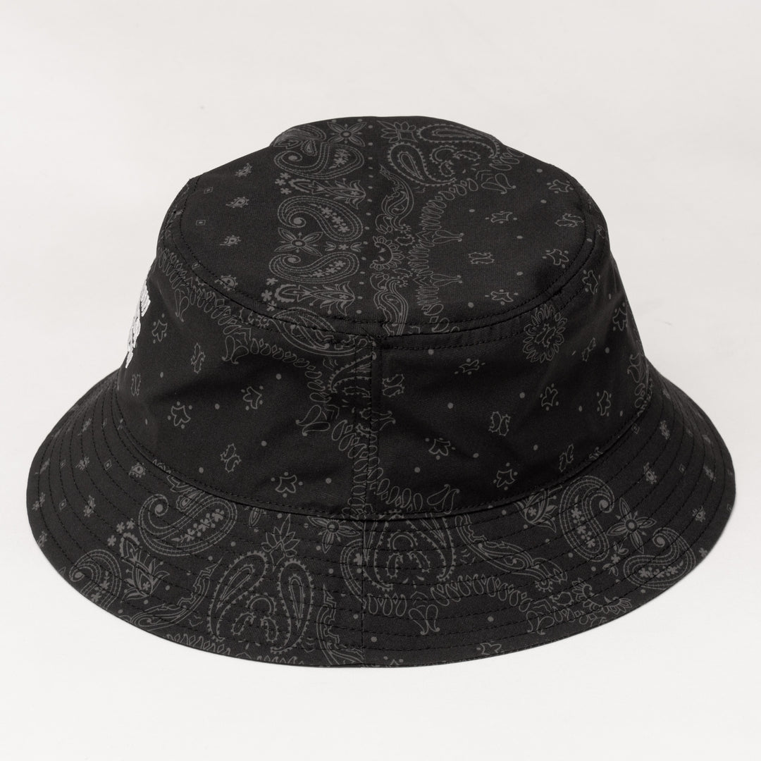 BANDANA BUCKET HAT, BLACK