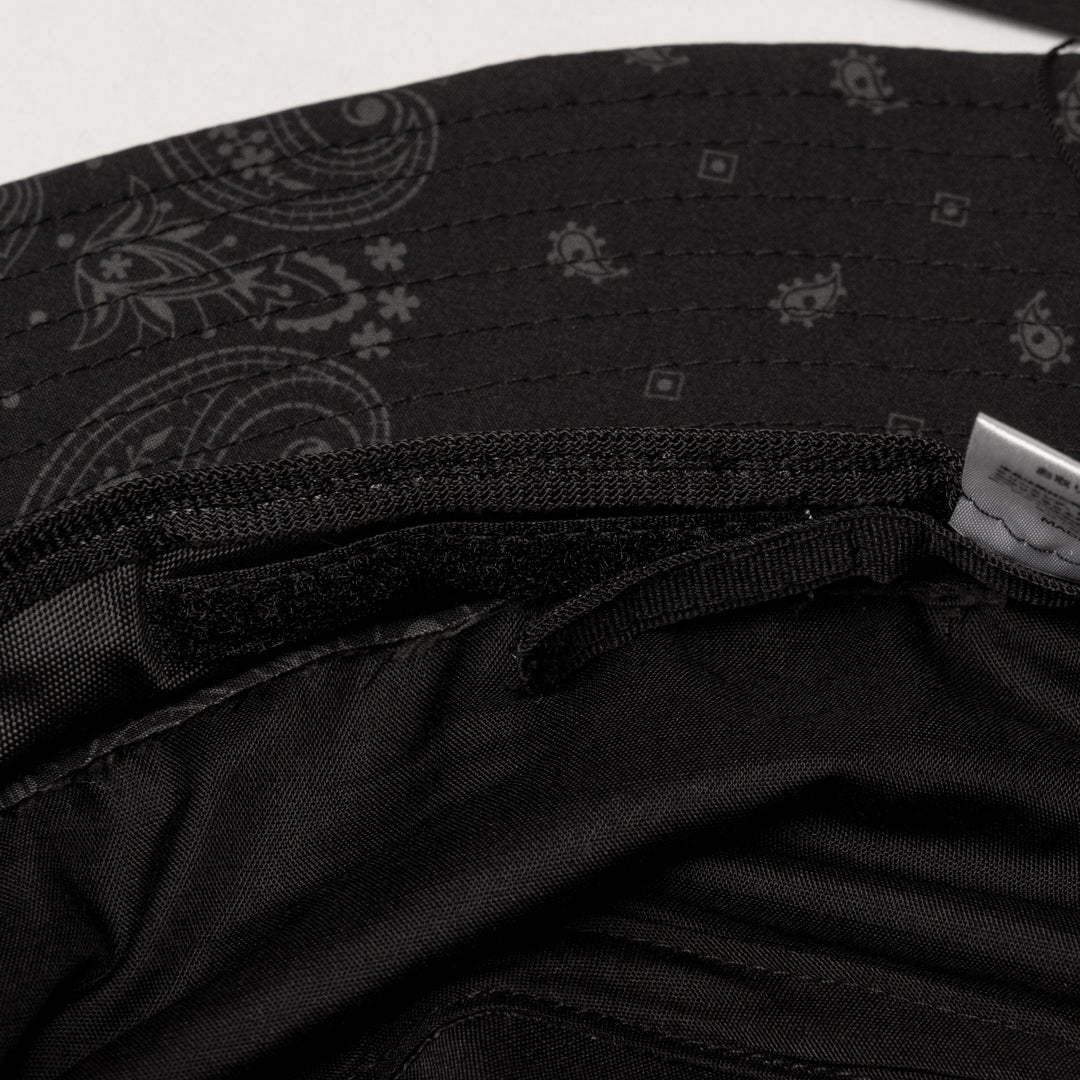 BANDANA BUCKET HAT, BLACK