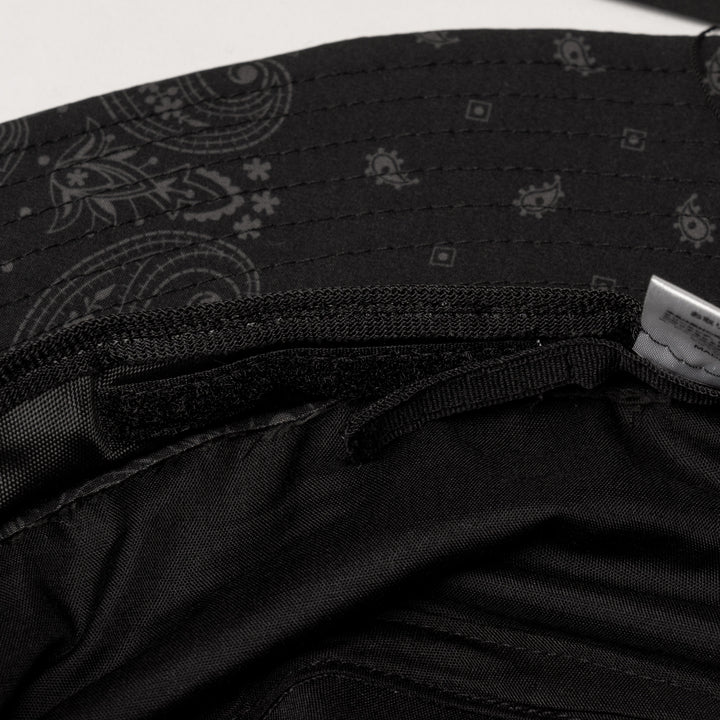 BANDANA BUCKET HAT, BLACK