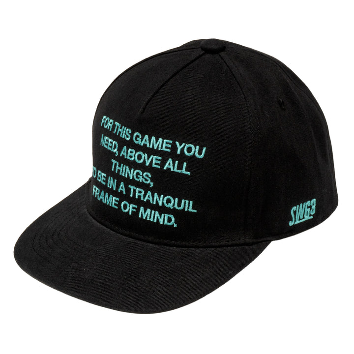 FRAME OF MIND B.B. CAP, BLACK