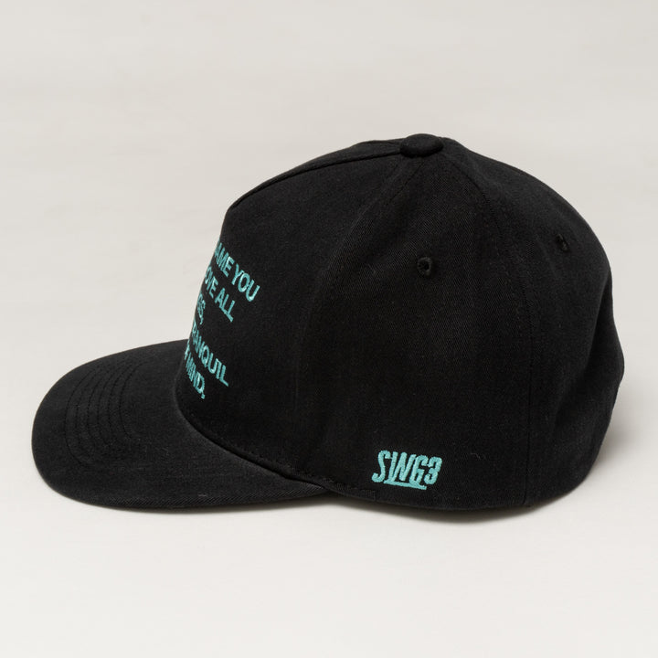 FRAME OF MIND B.B. CAP, BLACK