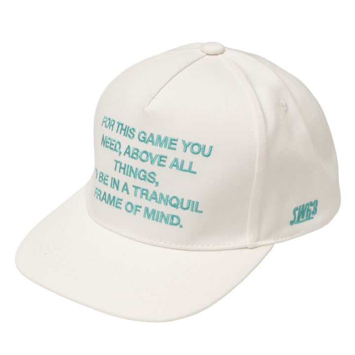 FRAME OF MIND B.B. CAP, WHITE