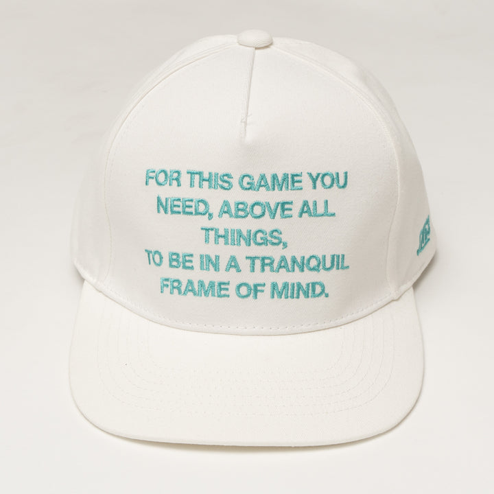 FRAME OF MIND B.B. CAP, WHITE