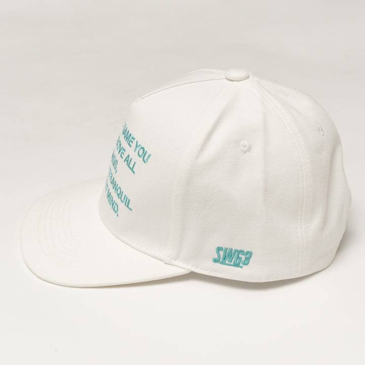 FRAME OF MIND B.B. CAP, WHITE