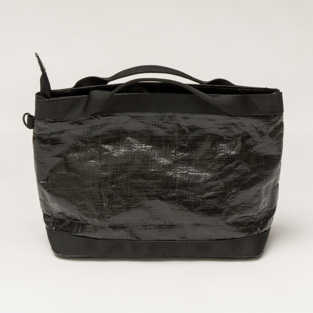 MESH MINI TOTE BAG, BLACK