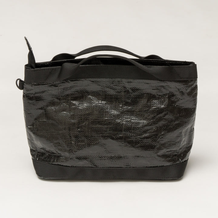 MESH MINI TOTE BAG, BLACK