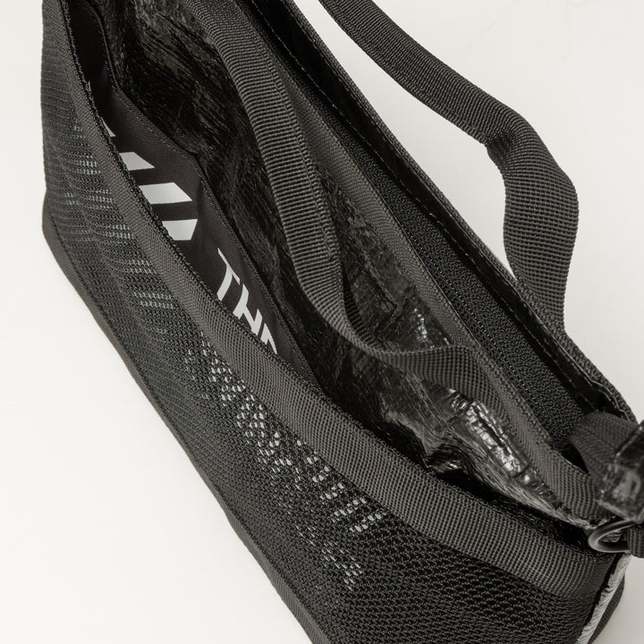 MESH MINI TOTE BAG, BLACK