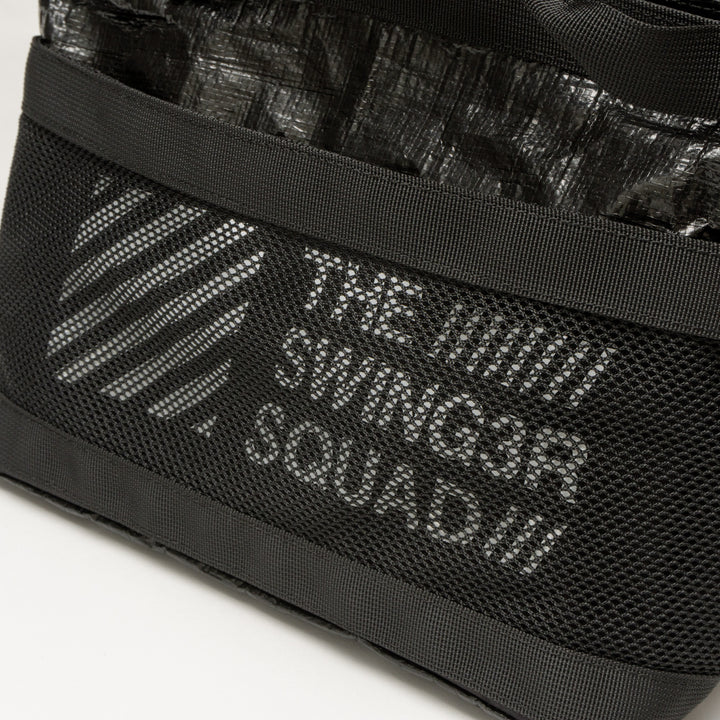 MESH MINI TOTE BAG, BLACK