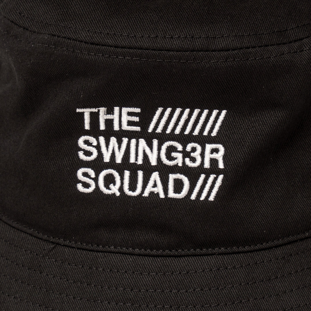 SQUAD BUCKET HAT, BLACK