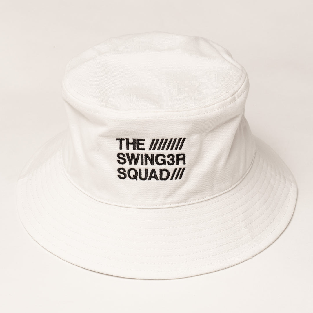 SQUAD BUCKET HAT, WHITE