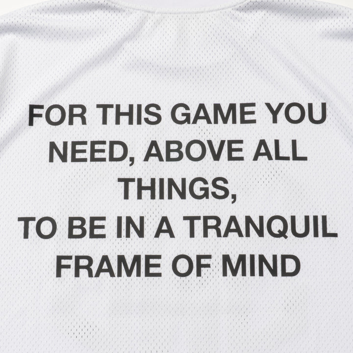 SWG MESH MOCK TEE, WHITE
