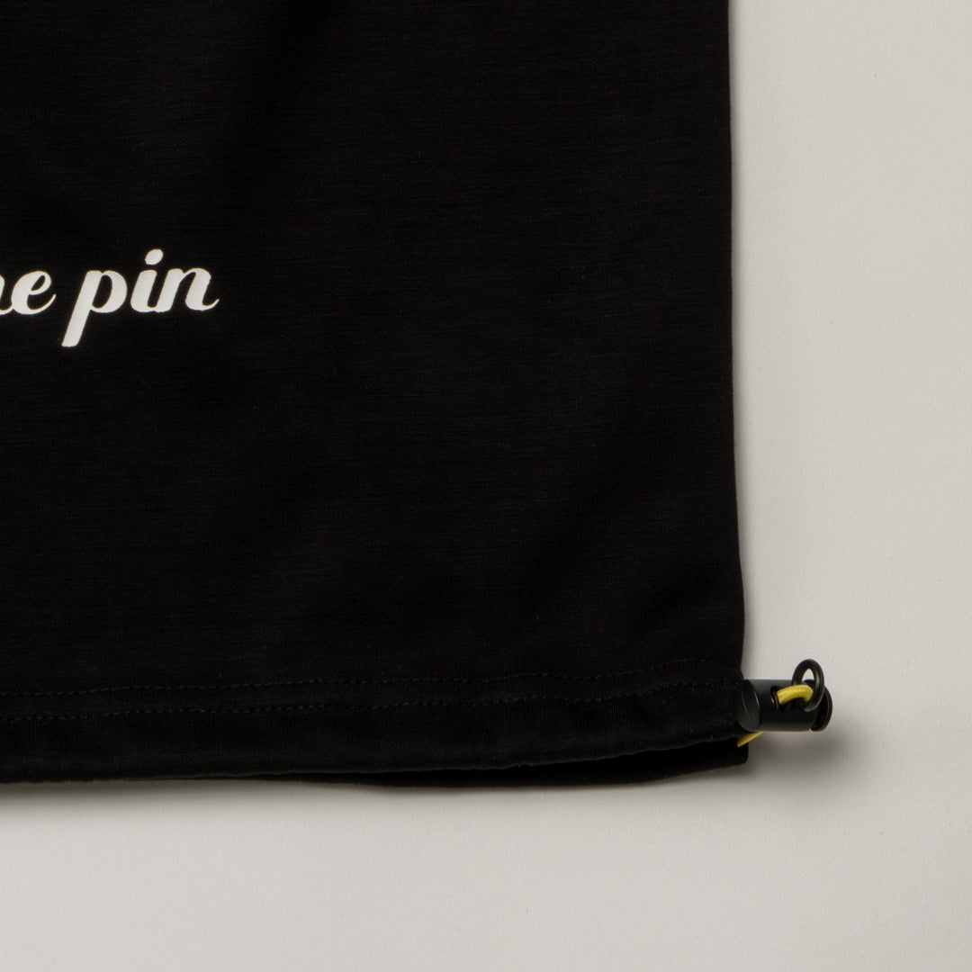 BLOW UP MOCK TEE, BLACK