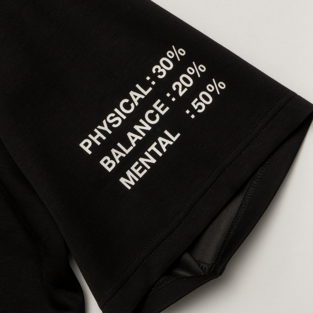 BLOW UP MOCK TEE, BLACK