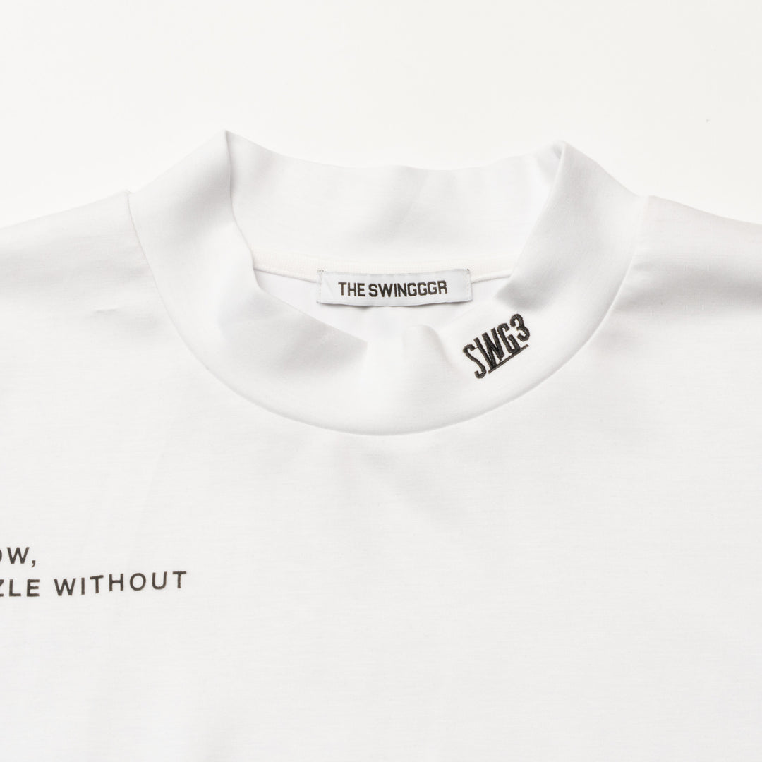 BLOW UP MOCK TEE, WHITE