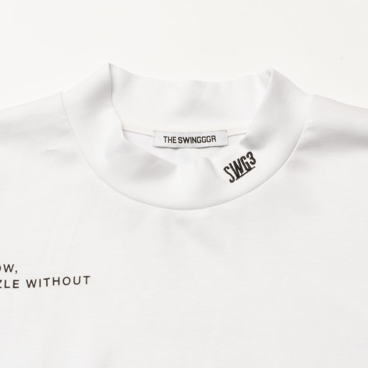 BLOW UP MOCK TEE, WHITE