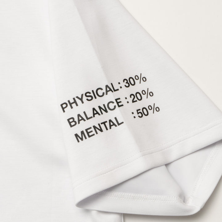 BLOW UP MOCK TEE, WHITE