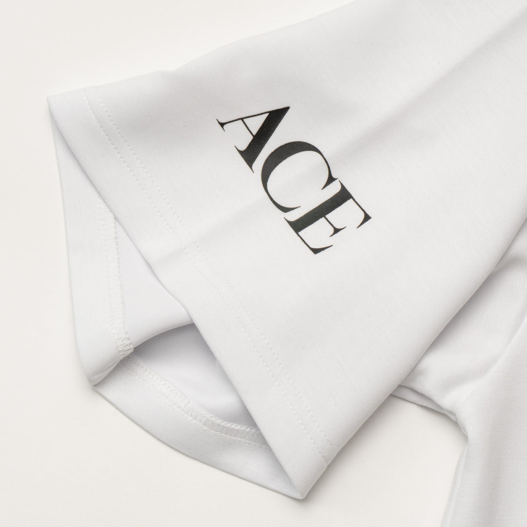 BLOW UP MOCK TEE, WHITE