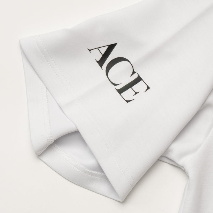 BLOW UP MOCK TEE, WHITE