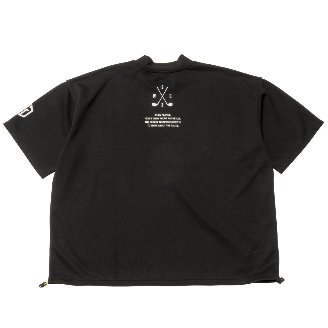 PLAY WELL MOCK TEE, BLACK