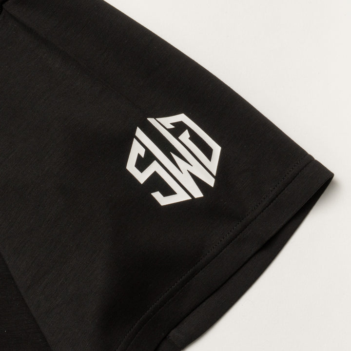 PLAY WELL MOCK TEE, BLACK