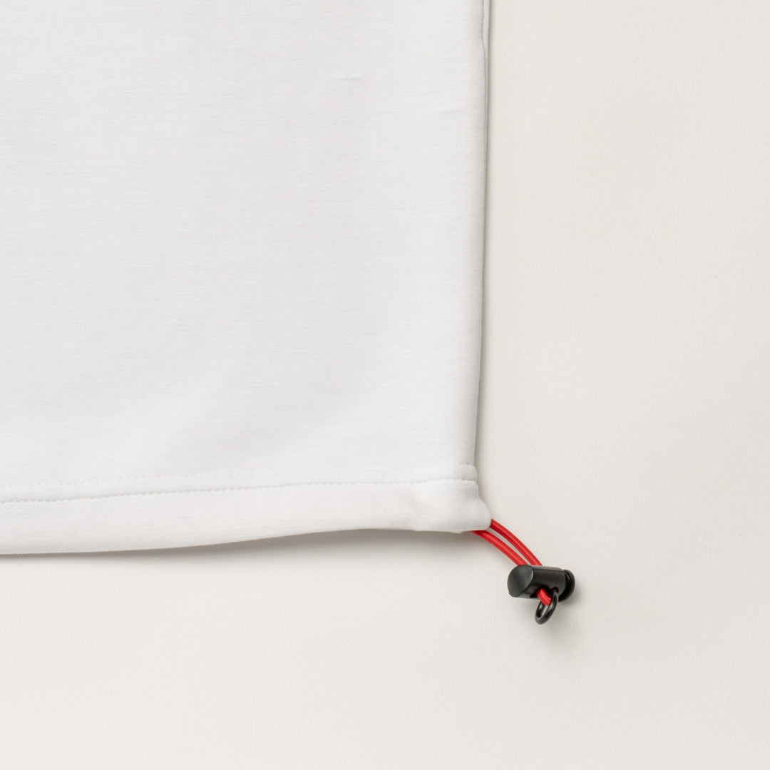 PLAY WELL MOCK TEE, WHITE
