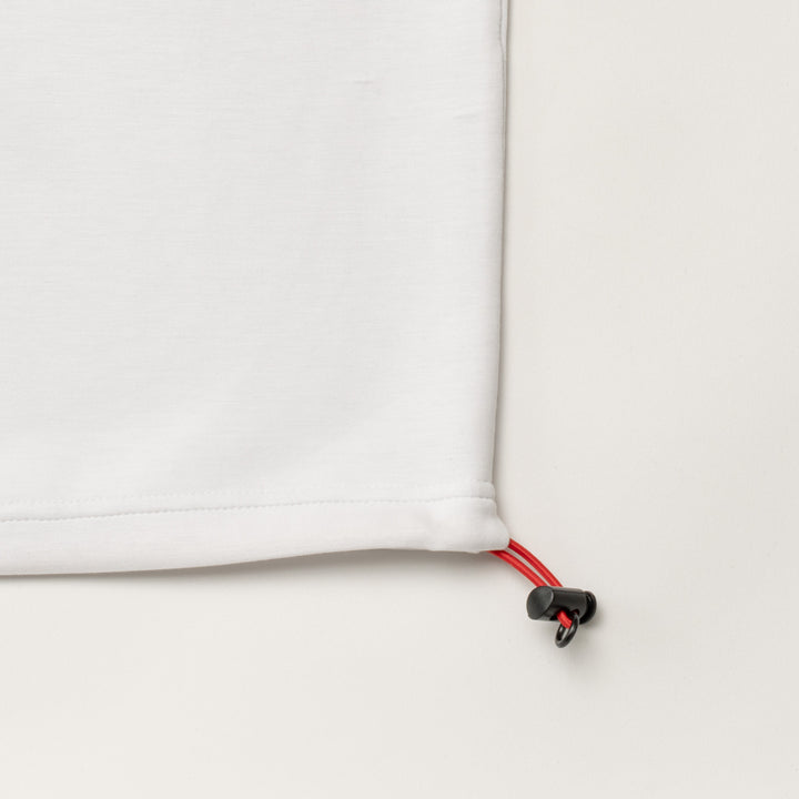 PLAY WELL MOCK TEE, WHITE