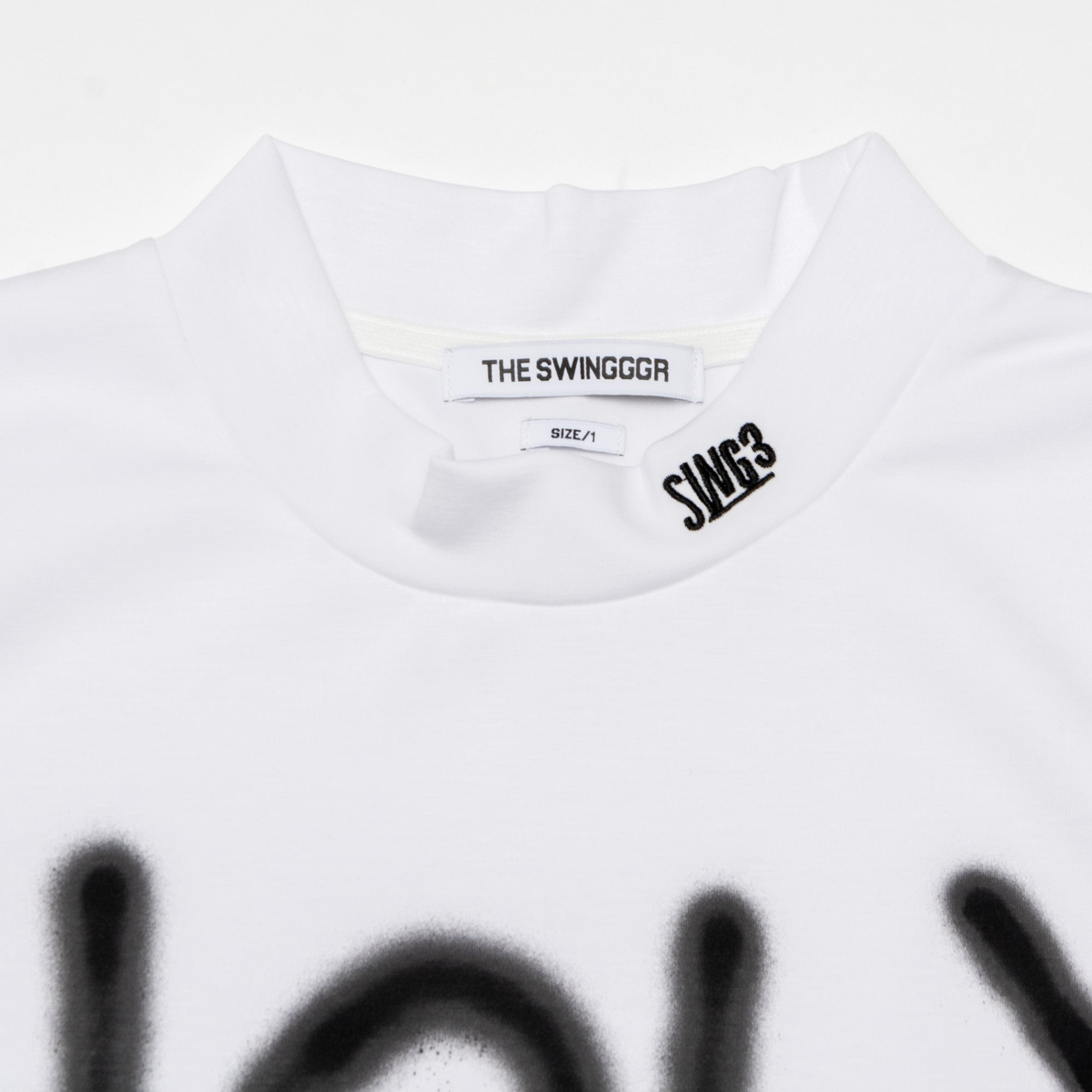 GUERNIKA TEE #02, WHITE – THE SWINGGGR GOLFERS OUTFITS