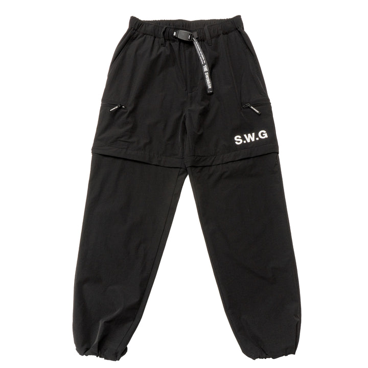 STRETCH NYLON DETACHMENT PT, BLACK