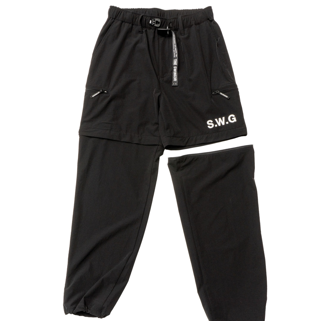 STRETCH NYLON DETACHMENT PT, BLACK