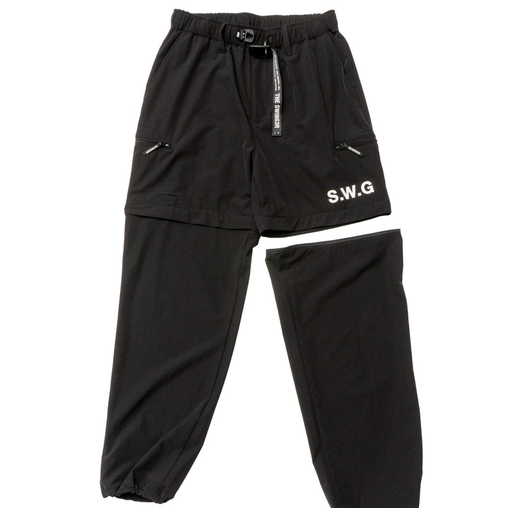 STRETCH NYLON DETACHMENT PT, BLACK