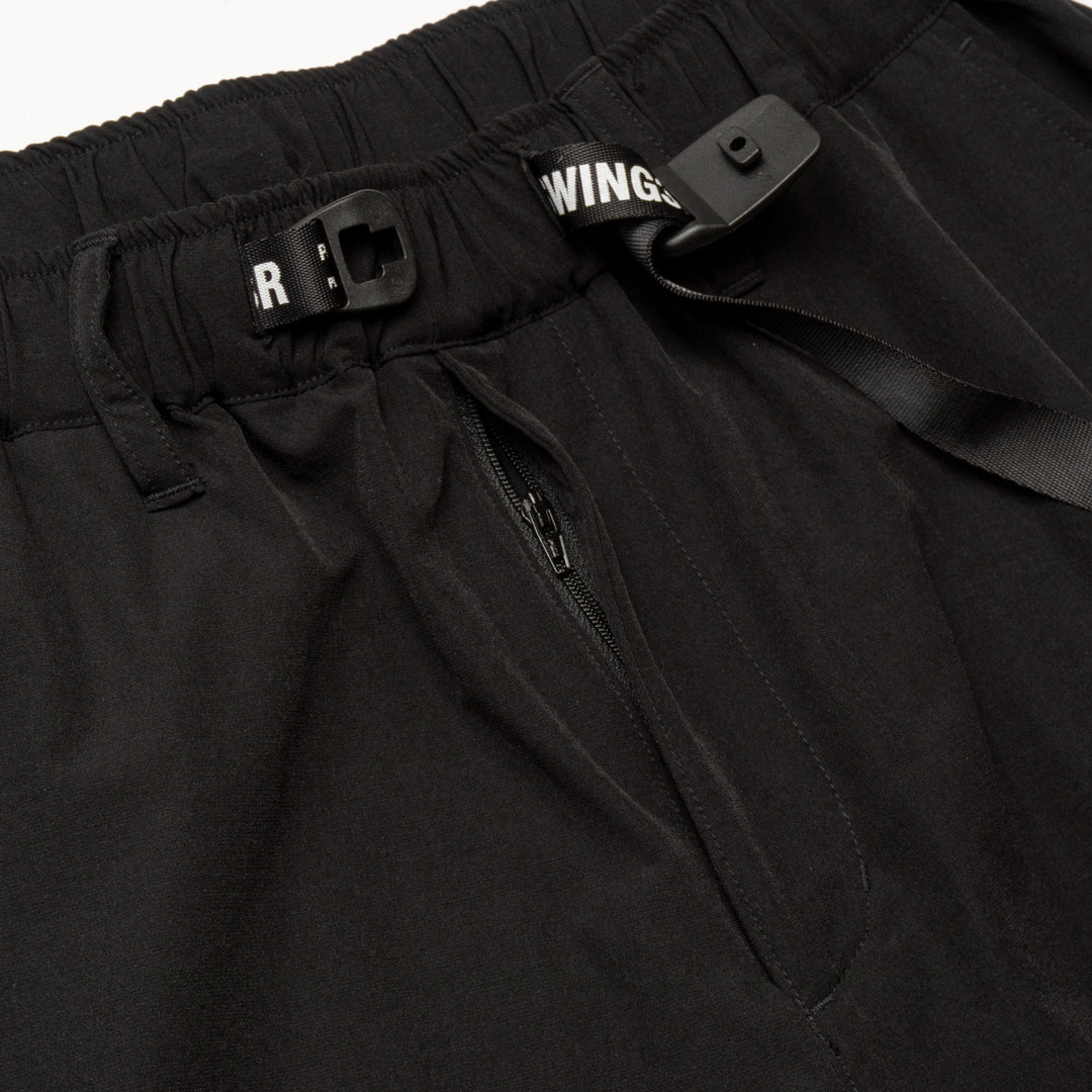 STRETCH NYLON DETACHMENT PT, BLACK