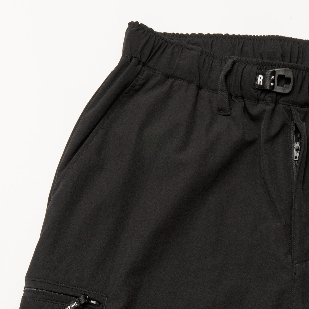 STRETCH NYLON DETACHMENT PT, BLACK