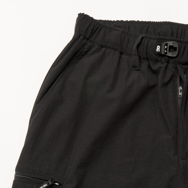 STRETCH NYLON DETACHMENT PT, BLACK