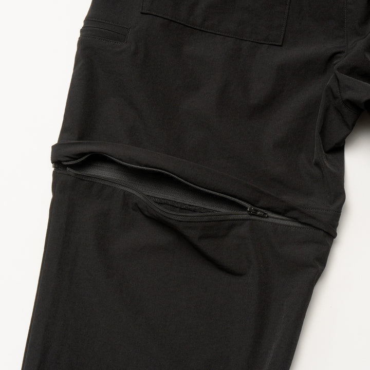 STRETCH NYLON DETACHMENT PT, BLACK