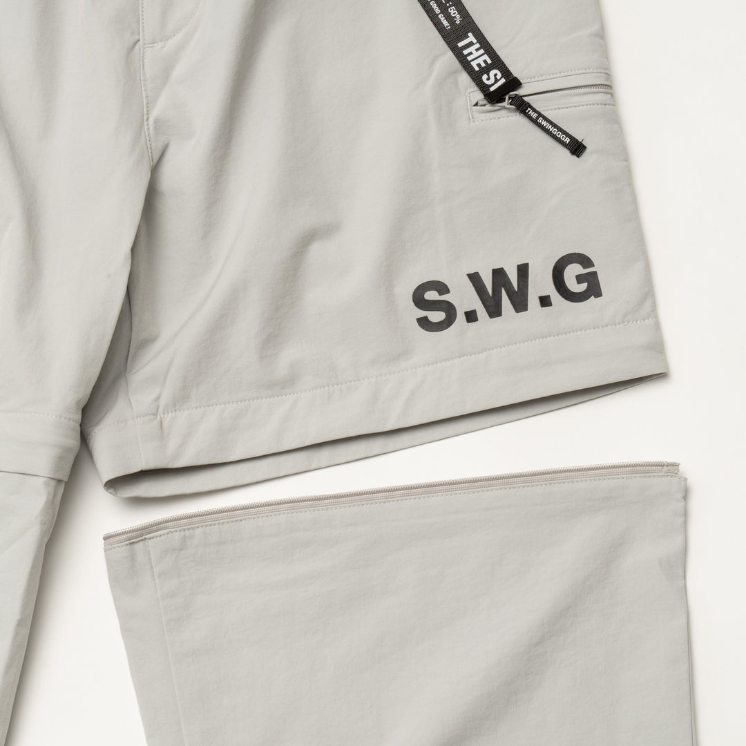 STRETCH NYLON DETACHMENT PT, L.GRAY