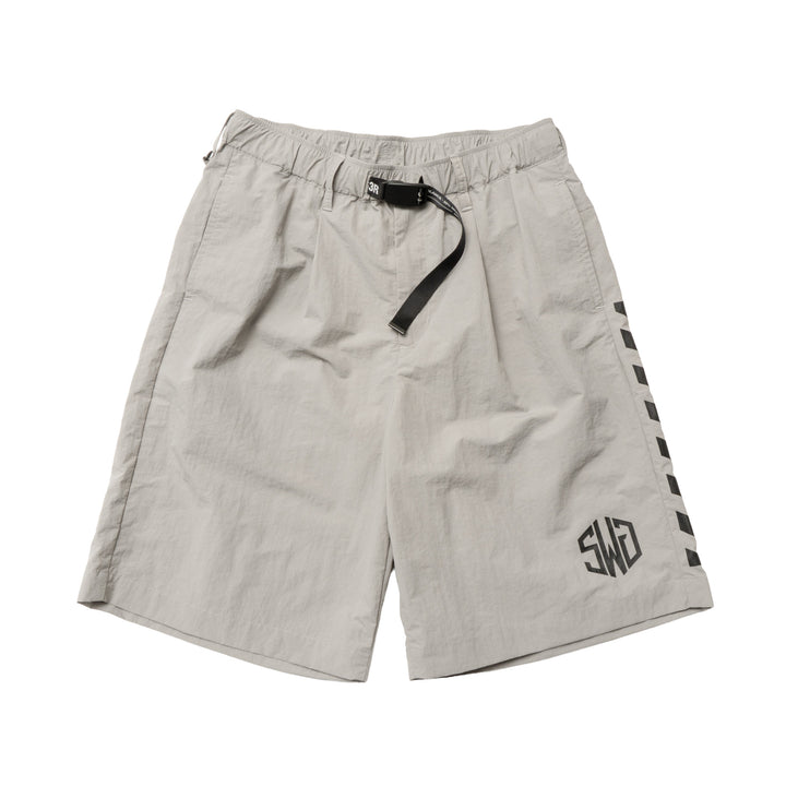 NYLON TROUSER SHORTS, L.GRAY