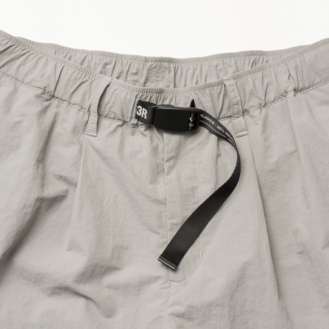NYLON TROUSER SHORTS, L.GRAY