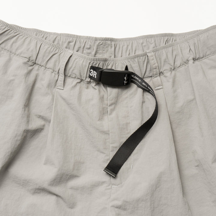 NYLON TROUSER SHORTS, L.GRAY
