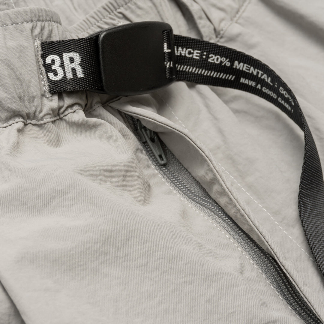 NYLON TROUSER SHORTS, L.GRAY