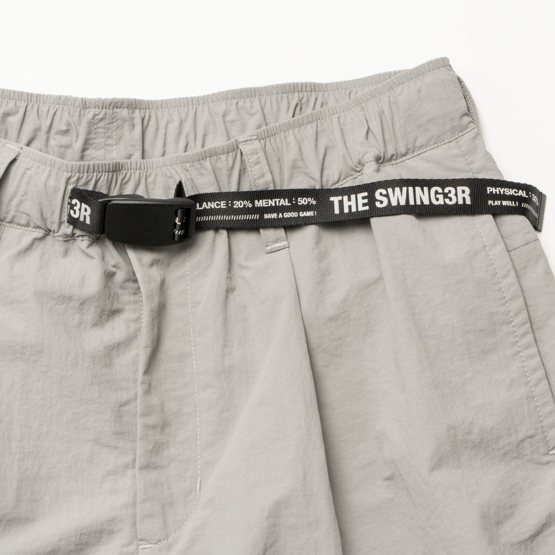 NYLON TROUSER SHORTS, L.GRAY