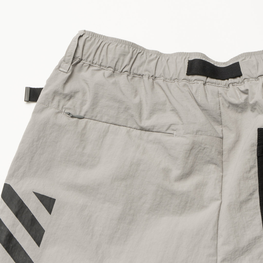 NYLON TROUSER SHORTS, L.GRAY