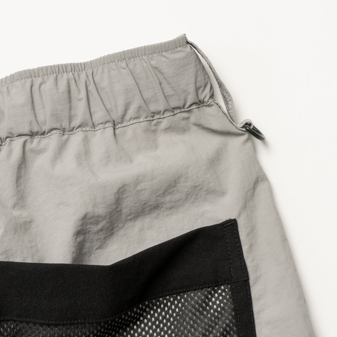 NYLON TROUSER SHORTS, L.GRAY