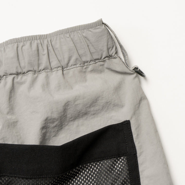 NYLON TROUSER SHORTS, L.GRAY