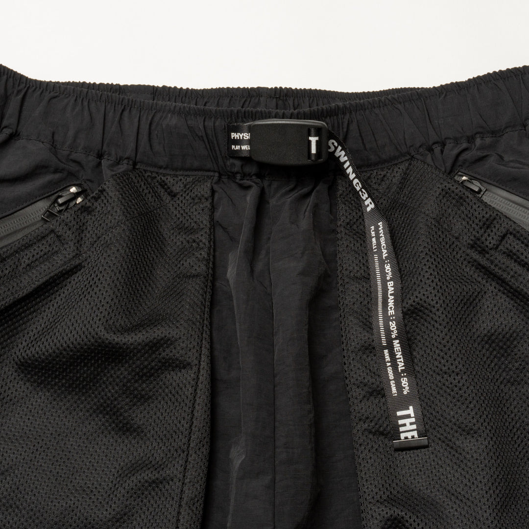 MULTIFUNCTIONAL SHORTS, BLACK