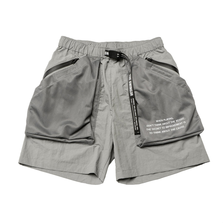 MULTIFUNCTIONAL SHORTS, GRAY