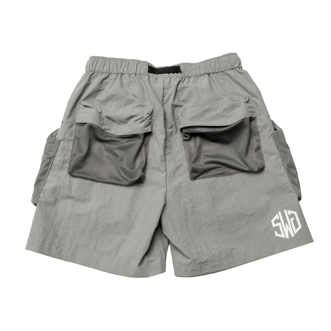 MULTIFUNCTIONAL SHORTS, GRAY
