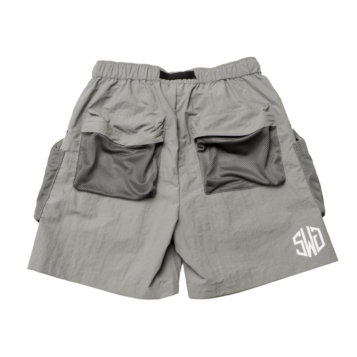 MULTIFUNCTIONAL SHORTS, GRAY