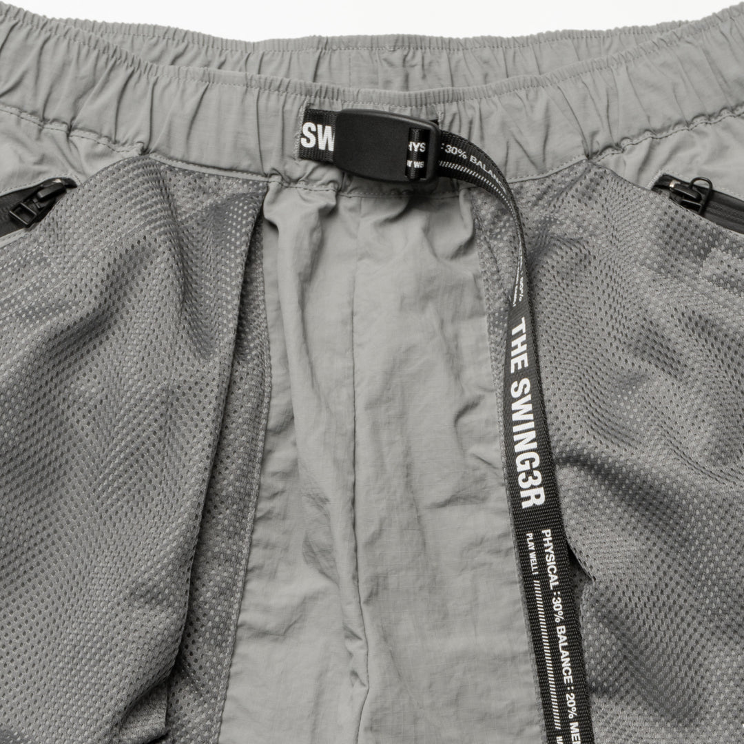MULTIFUNCTIONAL SHORTS, GRAY