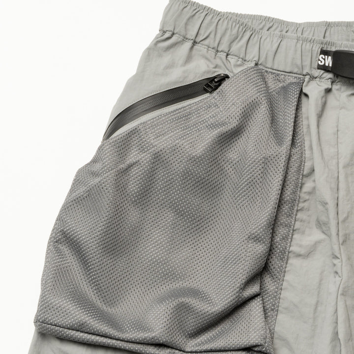 MULTIFUNCTIONAL SHORTS, GRAY